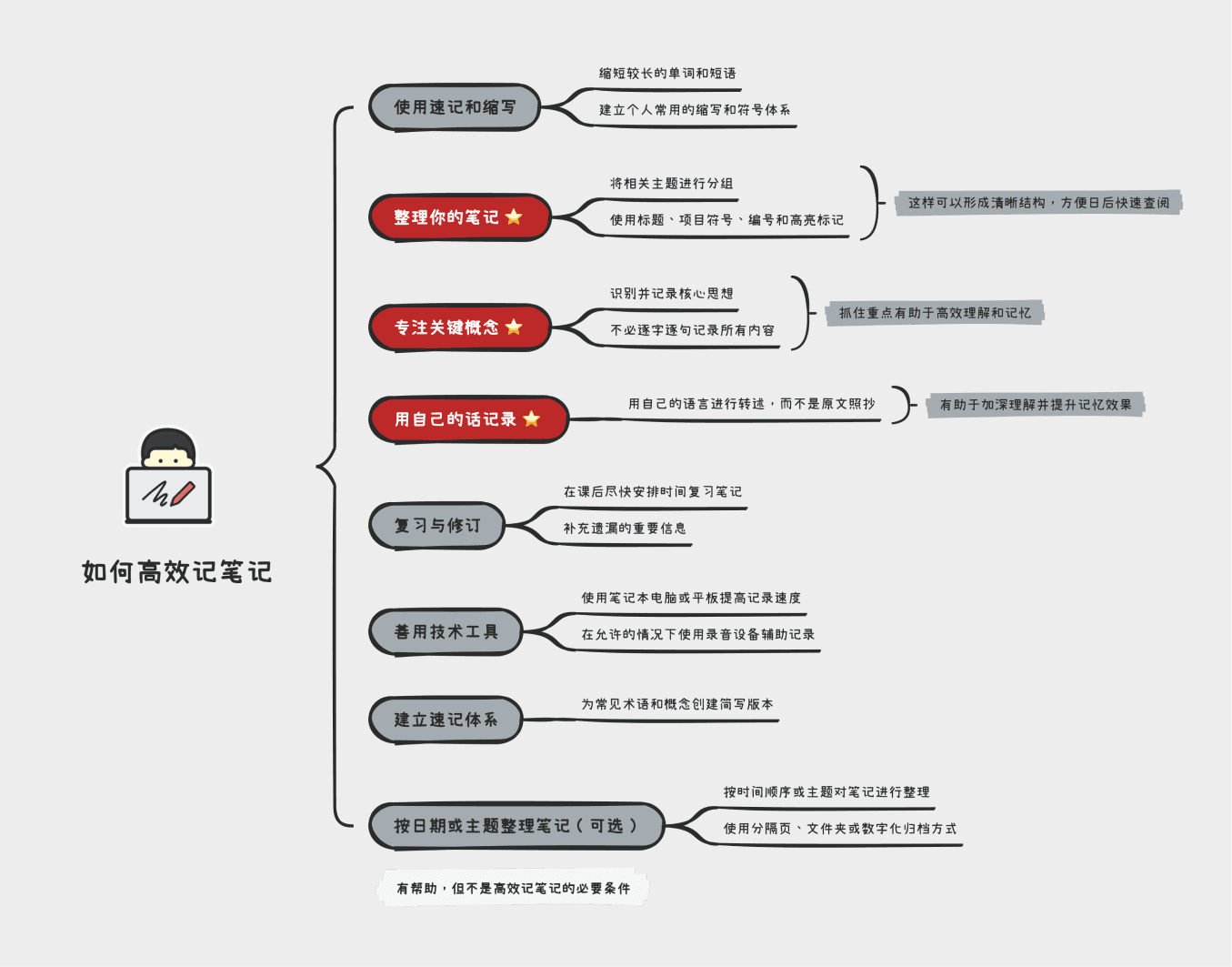 Xmind logic chart with structured flow layout for explaining reasoning and decisions.