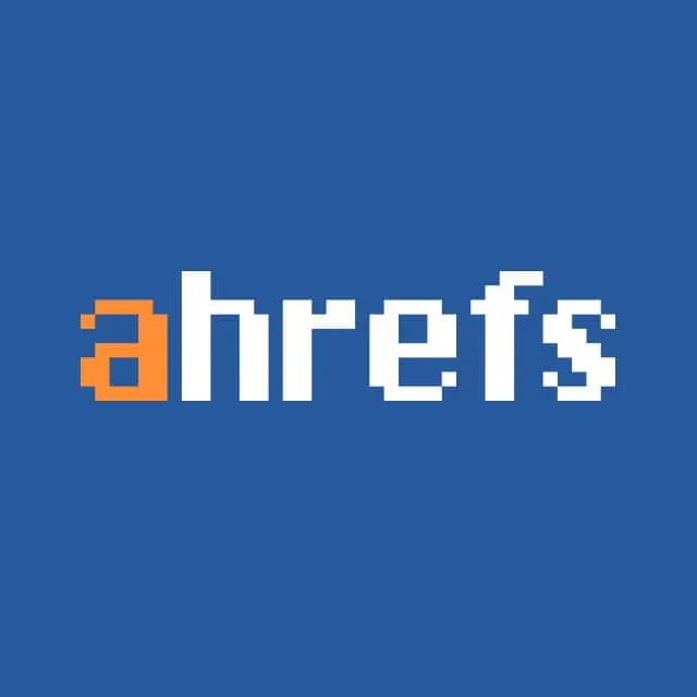 Logo Ahrefs outil SEO analyse backlinks recherche mots clés