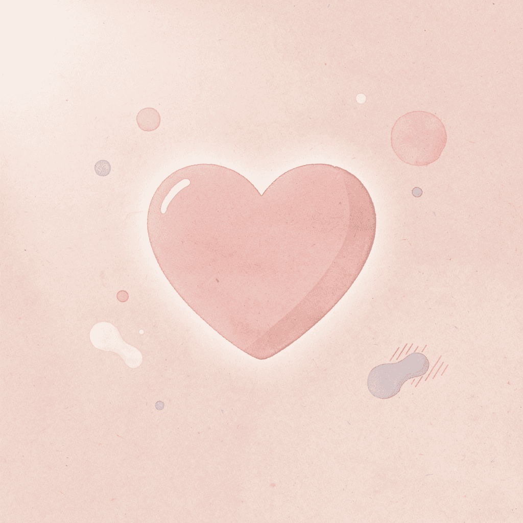 Heart icon representing sincerity and genuine intention