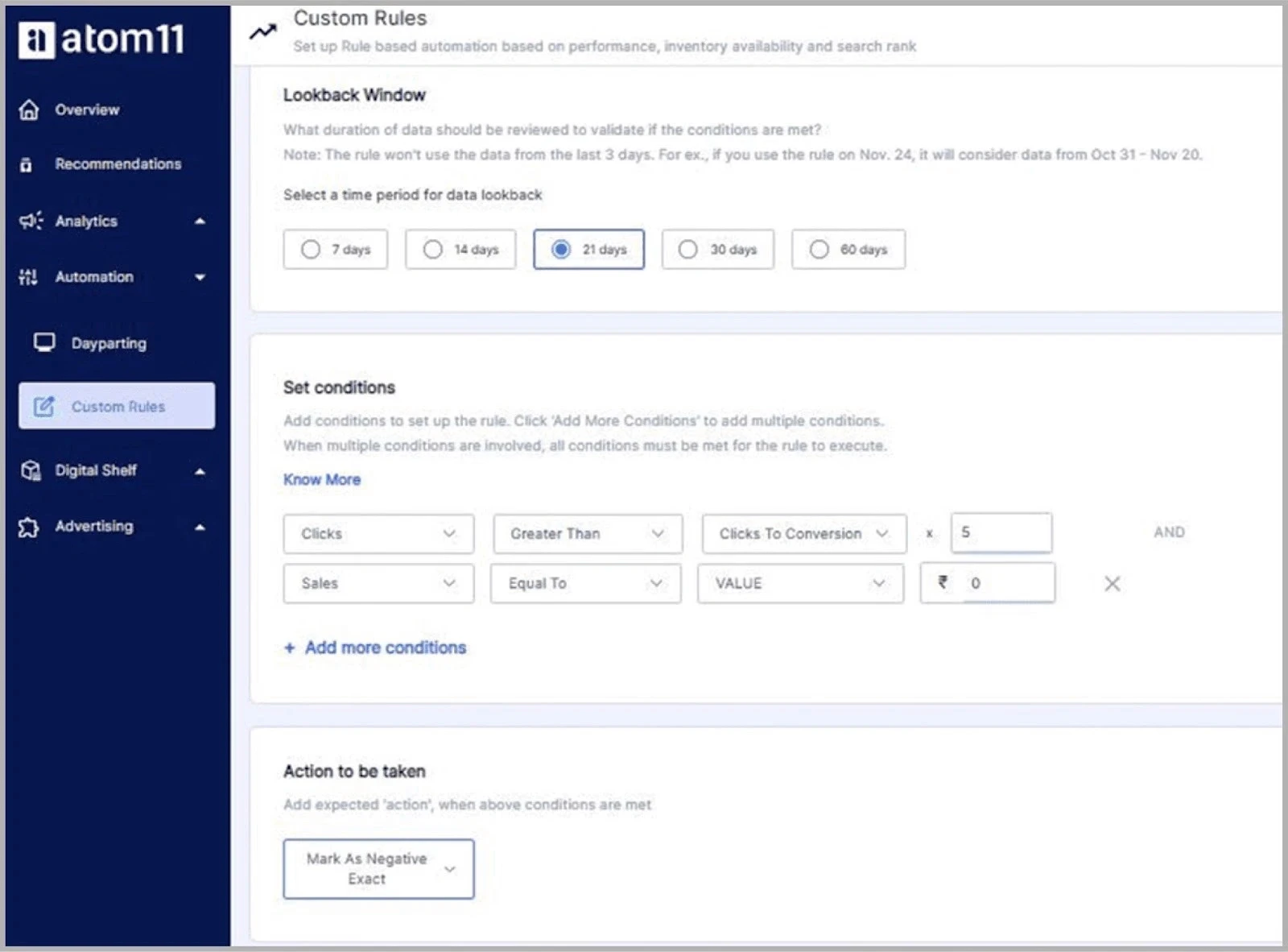 Search term negation in atom11 @@ Search term negation in atom11