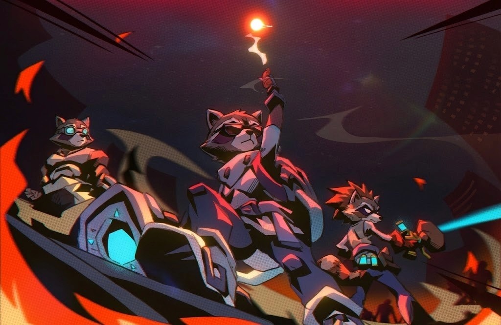 Laptop on concrete bricks, website on screen