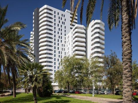 Apartment blocks in Malilla district, close to La Fe Hospital