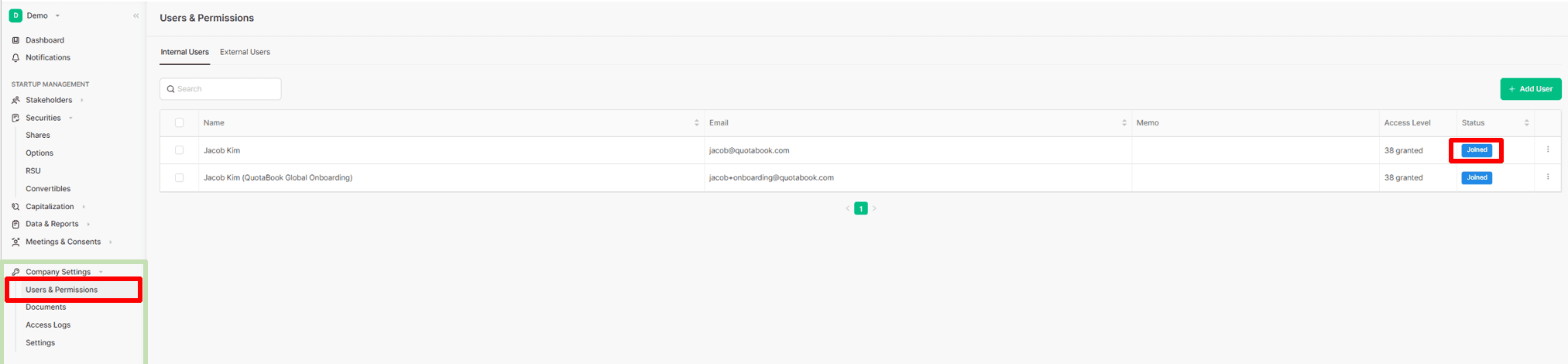 accepts the invitation