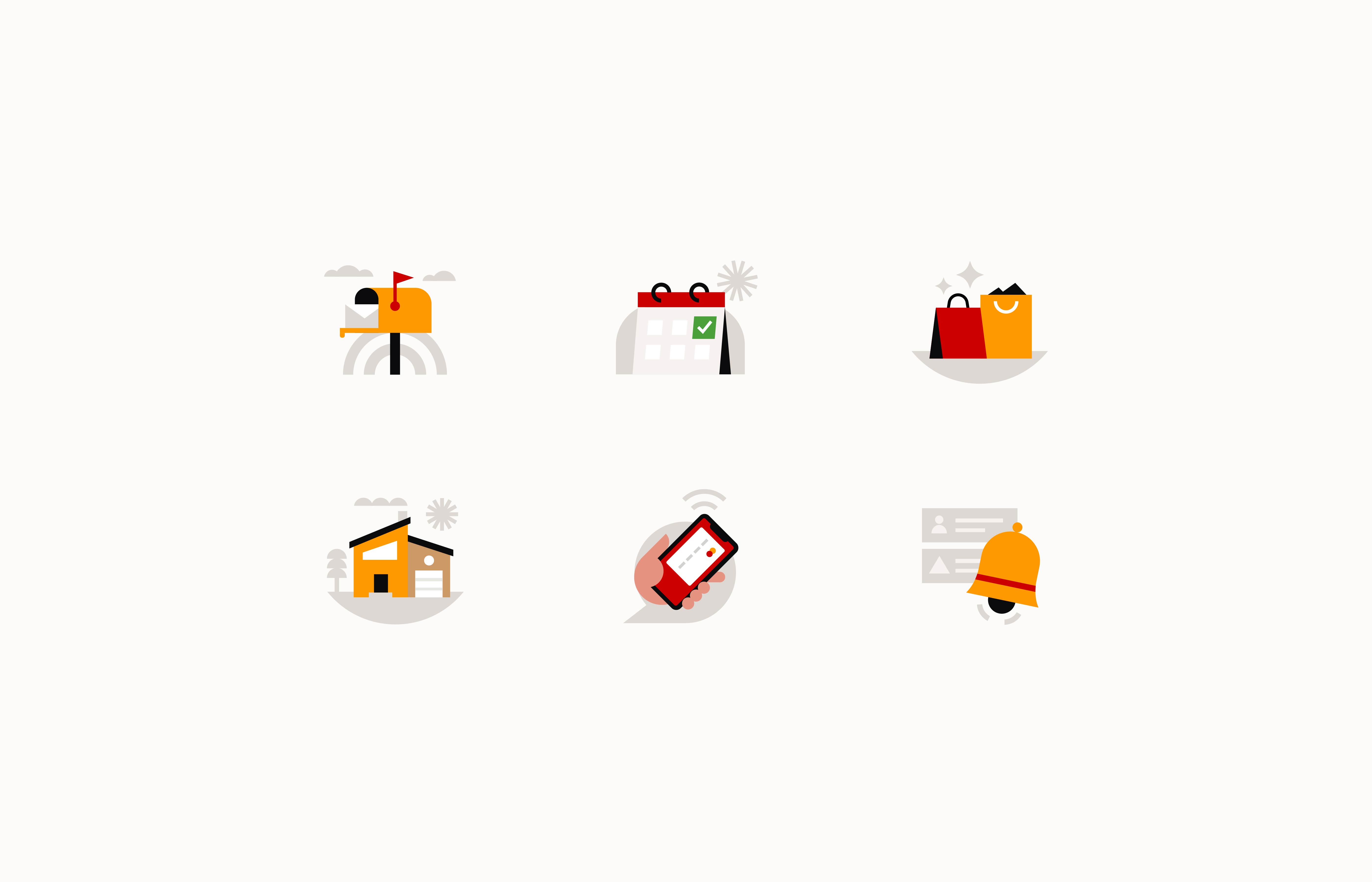 keybank illustrated icon system