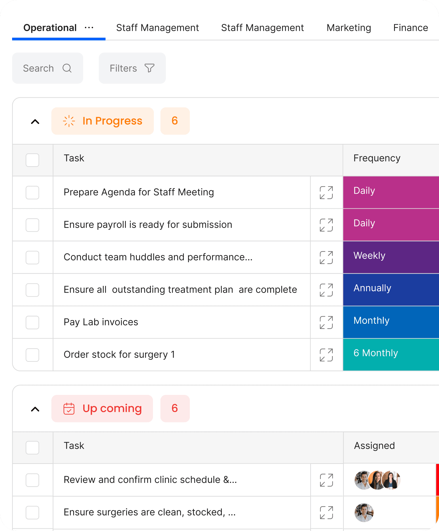An image of Freelio's project ui