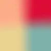 Crimson, green, and yellow gradient texture.