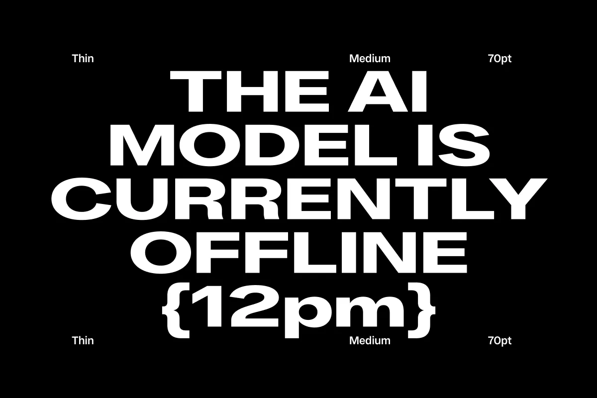 Refrankt type poster
