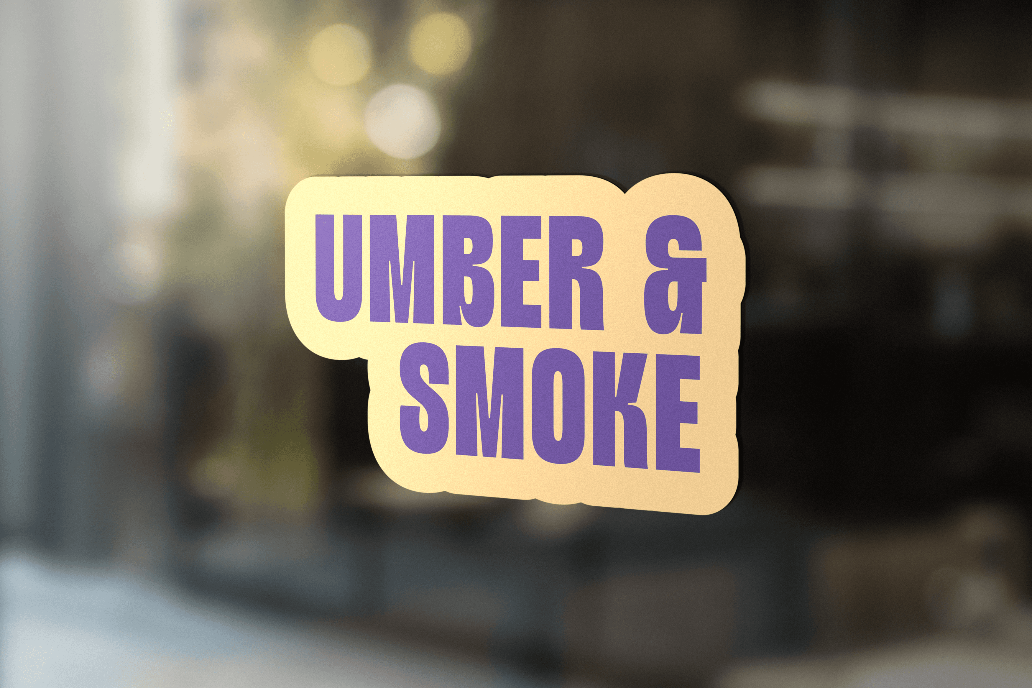 Umber and smoke logo