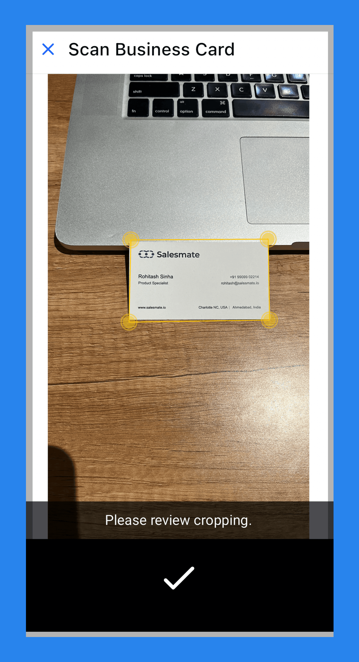 Salesmate’s Key Features: Mobile CRM App