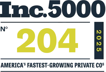 Inc.5000 badge, number 204 in 2025