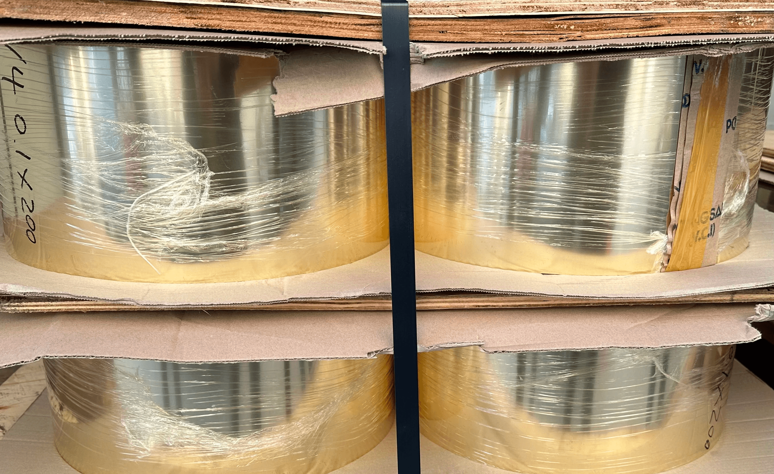 금박 시트 원자재, 골드 큐브 표면 마감용 / Gold foil sheet raw material for cube surface finishing