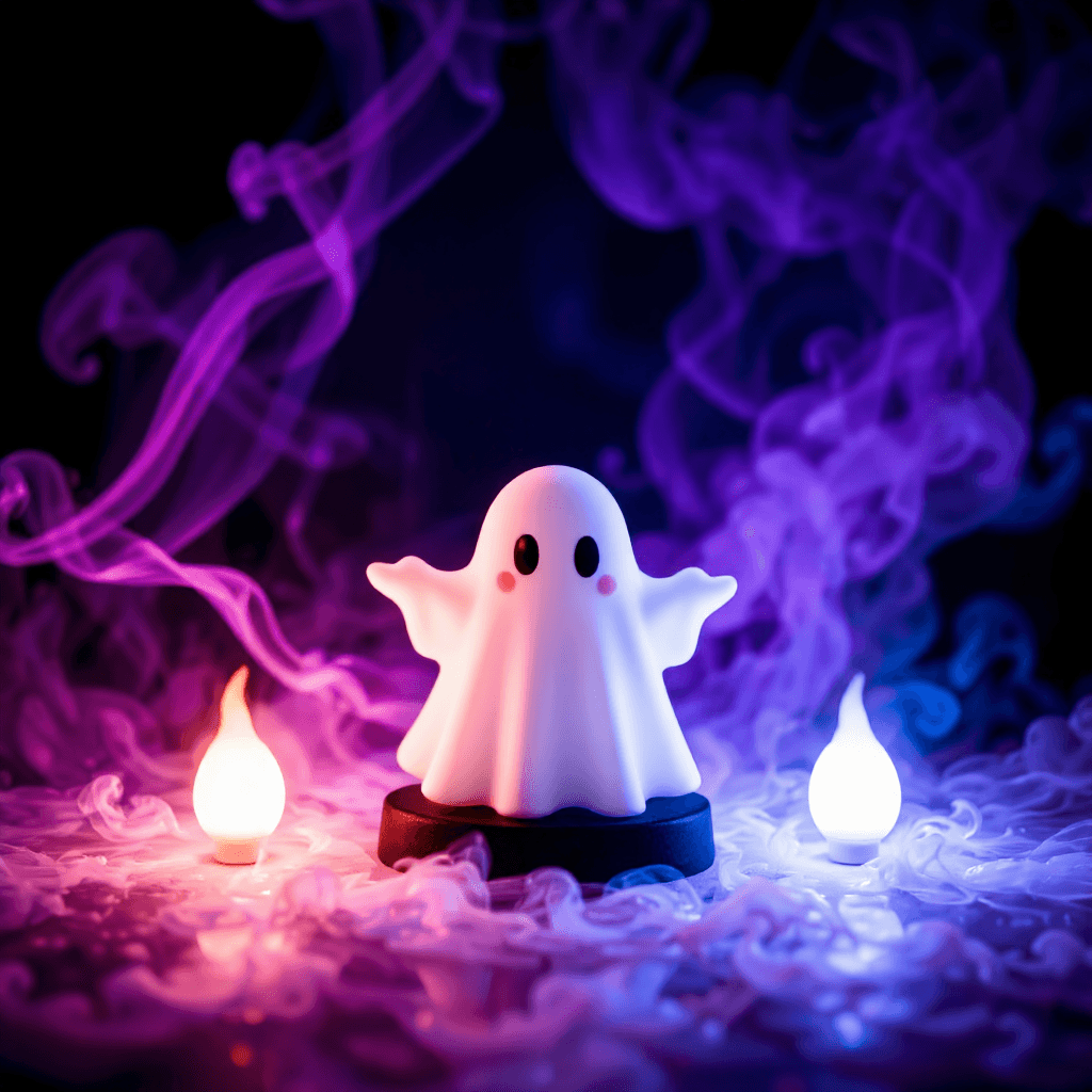 product photography of ghost pokemon figure