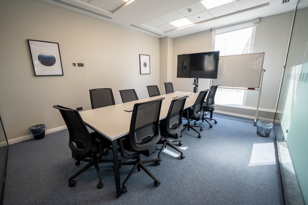 Lobby entrance at DIOM Rubeen 209 headquarters in Riyadh