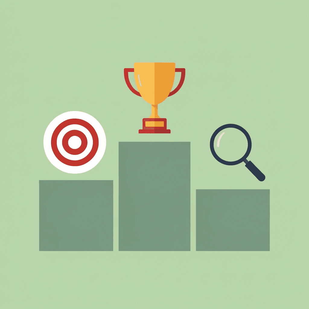 Podium ranking showing popular scholarships as the most competitive positions - Medicine Scholarships 