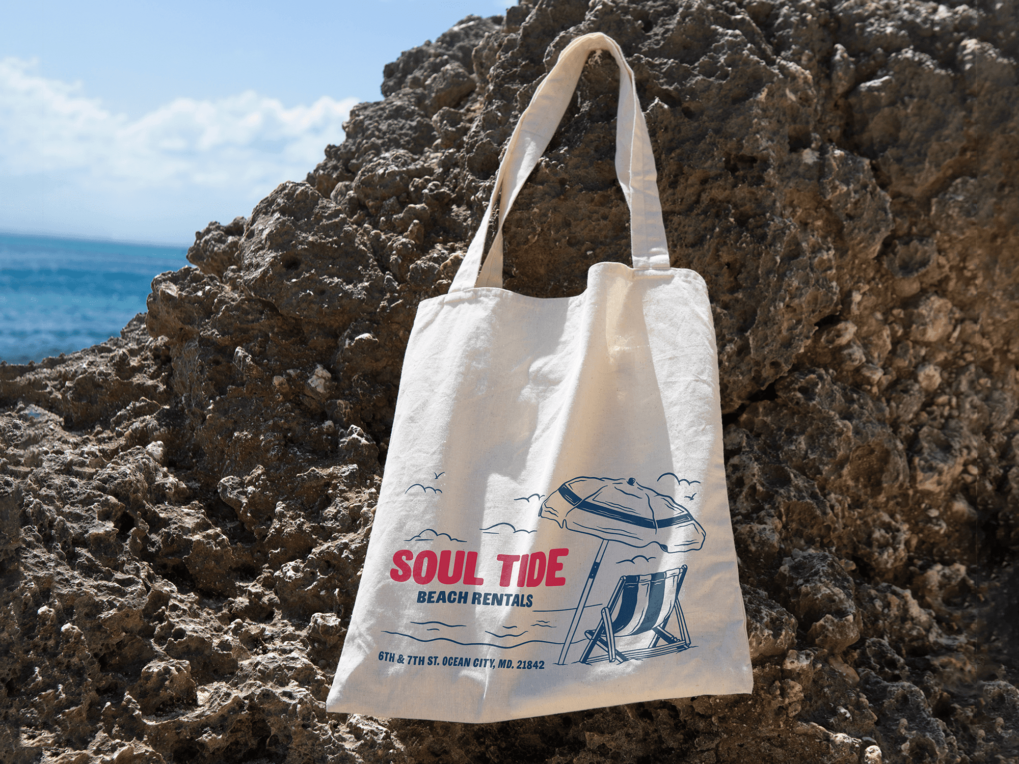Soul Tide Beach Rentals Ocean City Maryland Tote Bag