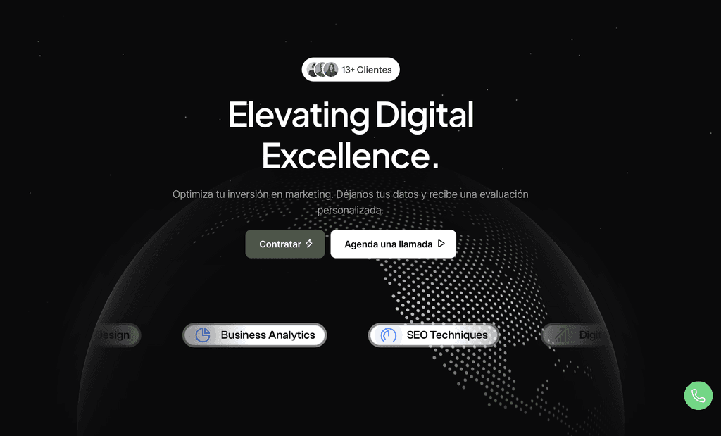 Digital Agency - landing page