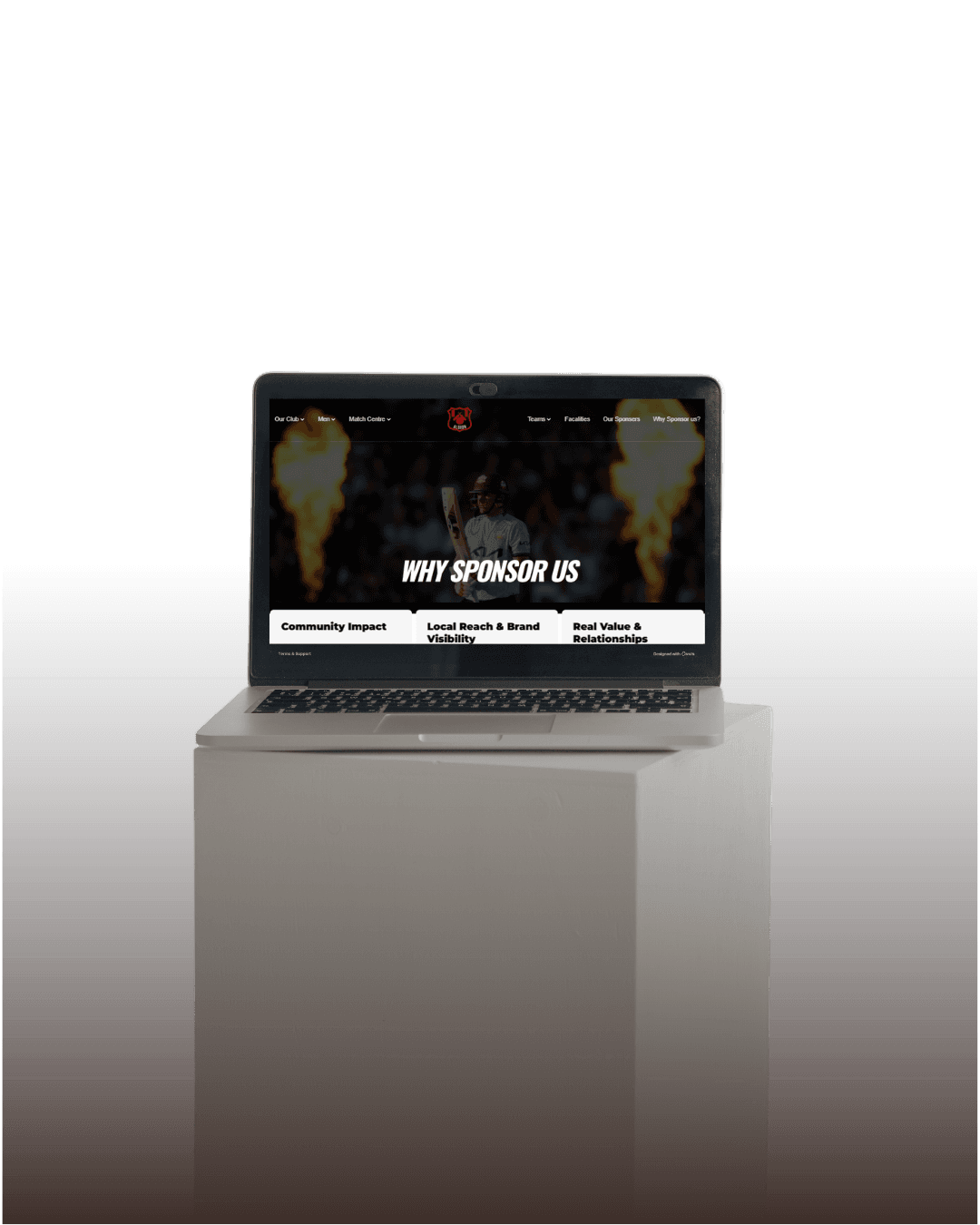 Happy woman in a green sweater holding a phone and looking up