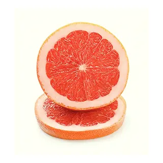 Pink grapefruit slices