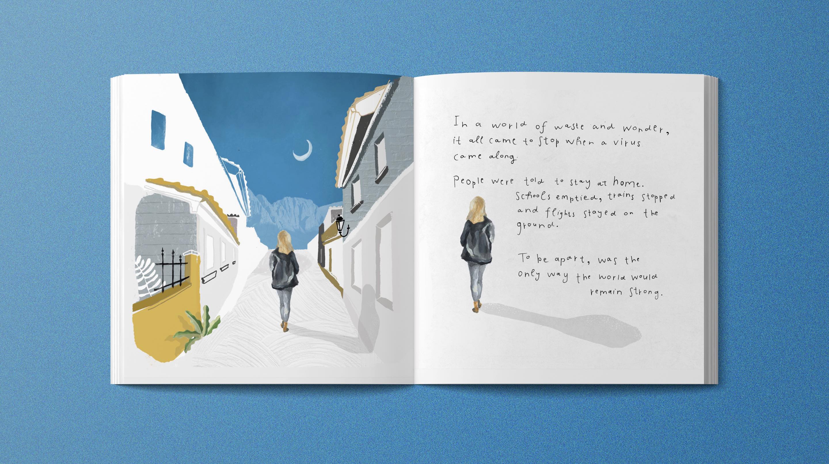 Solar hub digital illustration