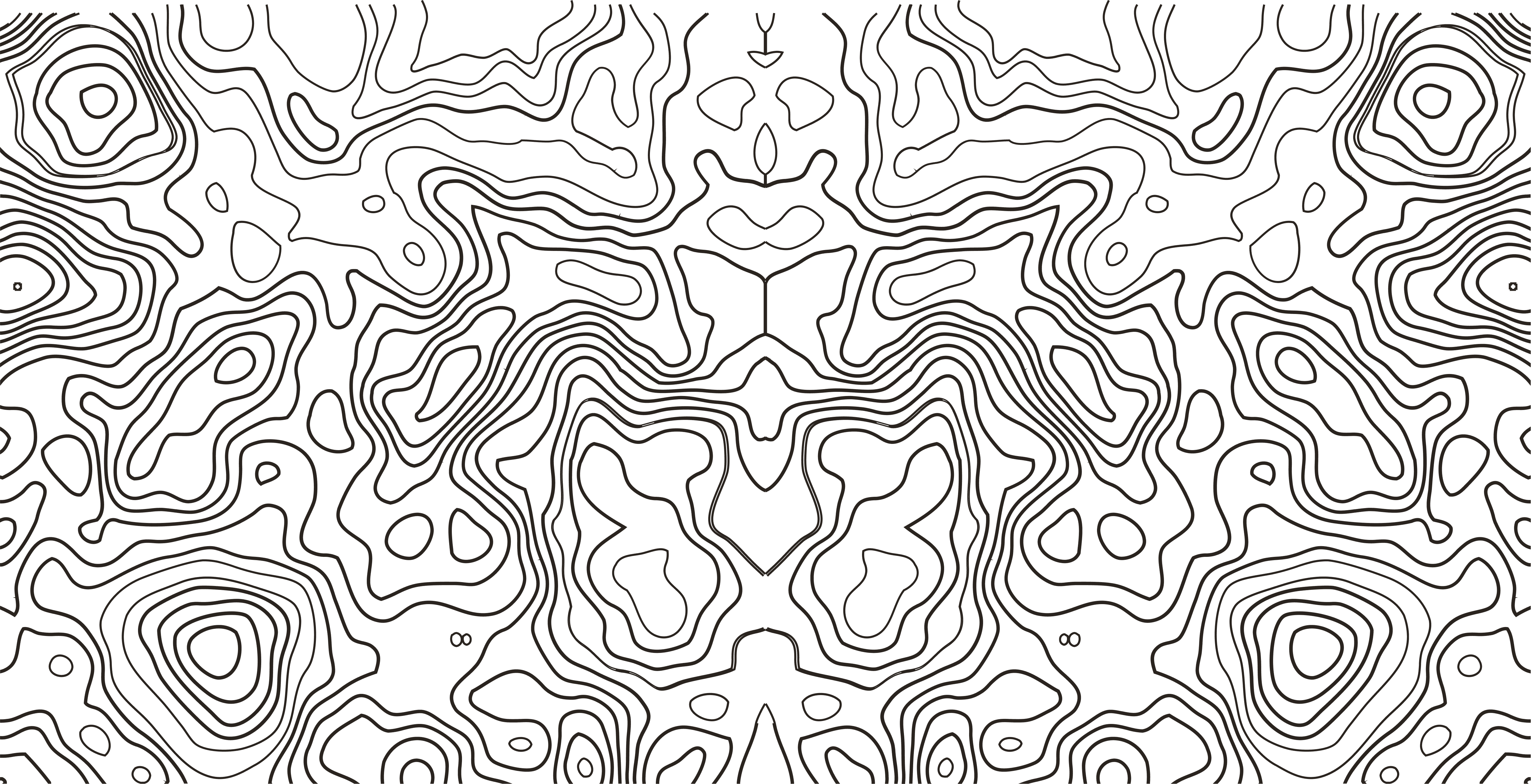 Topographic contour map pattern used as decorative background texture.