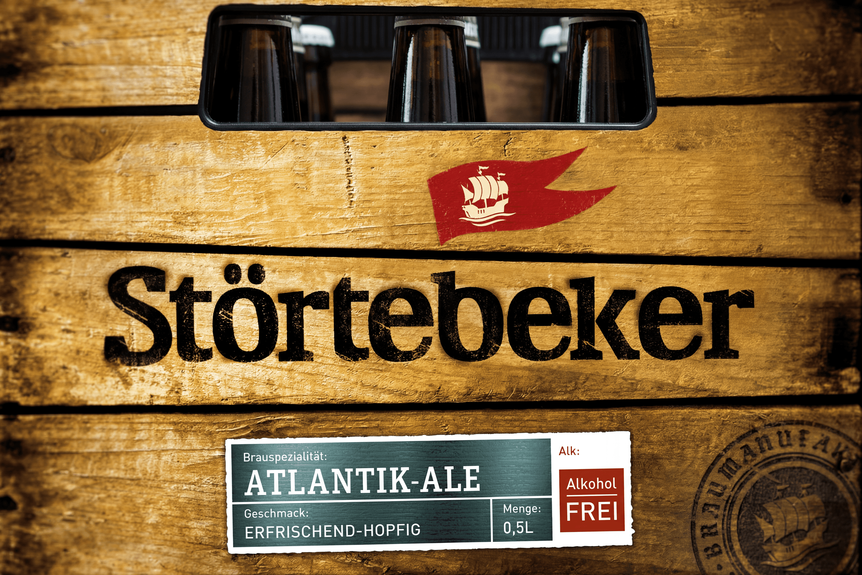 Störtebeker Atlantik-Ale, 0.5L, alcohol free