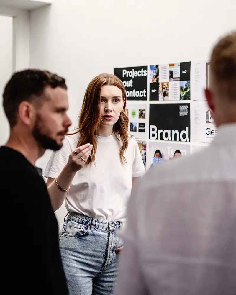 Group of people planning
