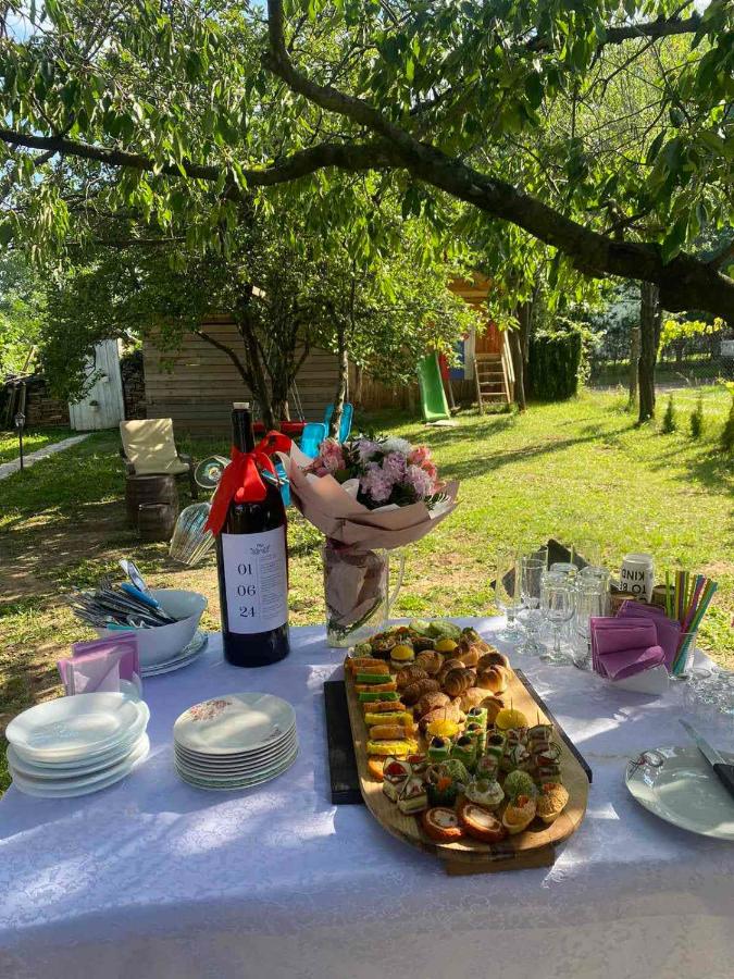 Slika dvorista kucerka Sofija u Cortanovcima na Fruskoj Gori