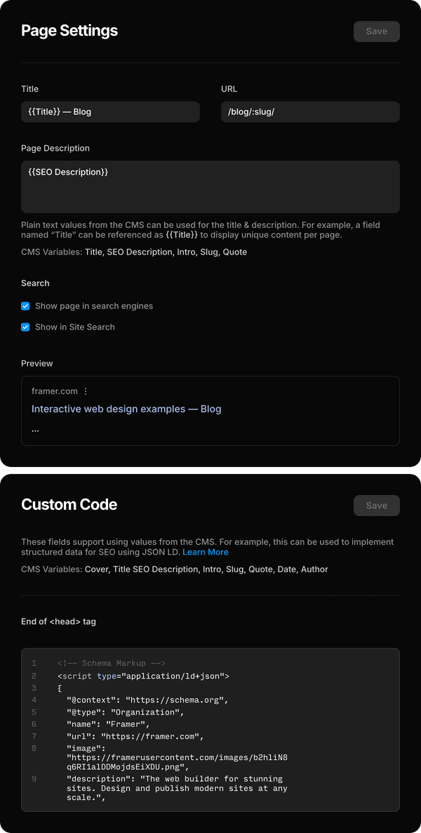 Framer UI