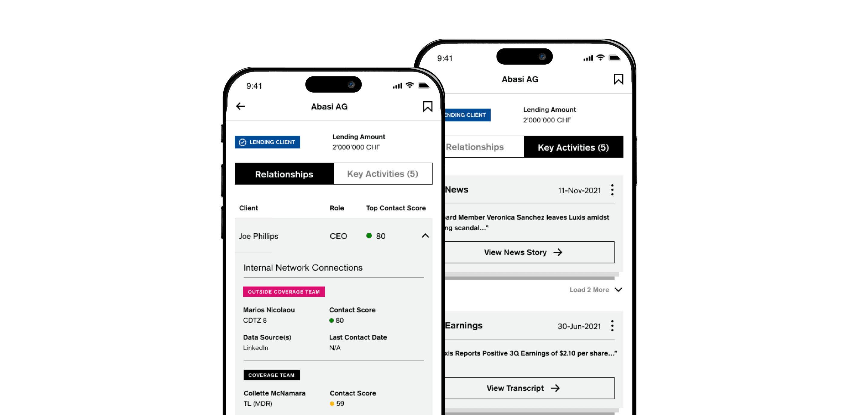 A screenshot from a website header