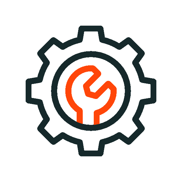 PPM icon: spanner and cog