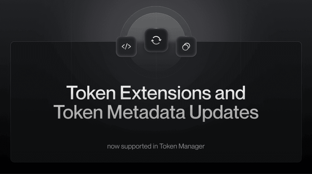 Use Squads Token Manager for Token Extensions and Token Metadata Updates