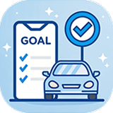 blue goals icon