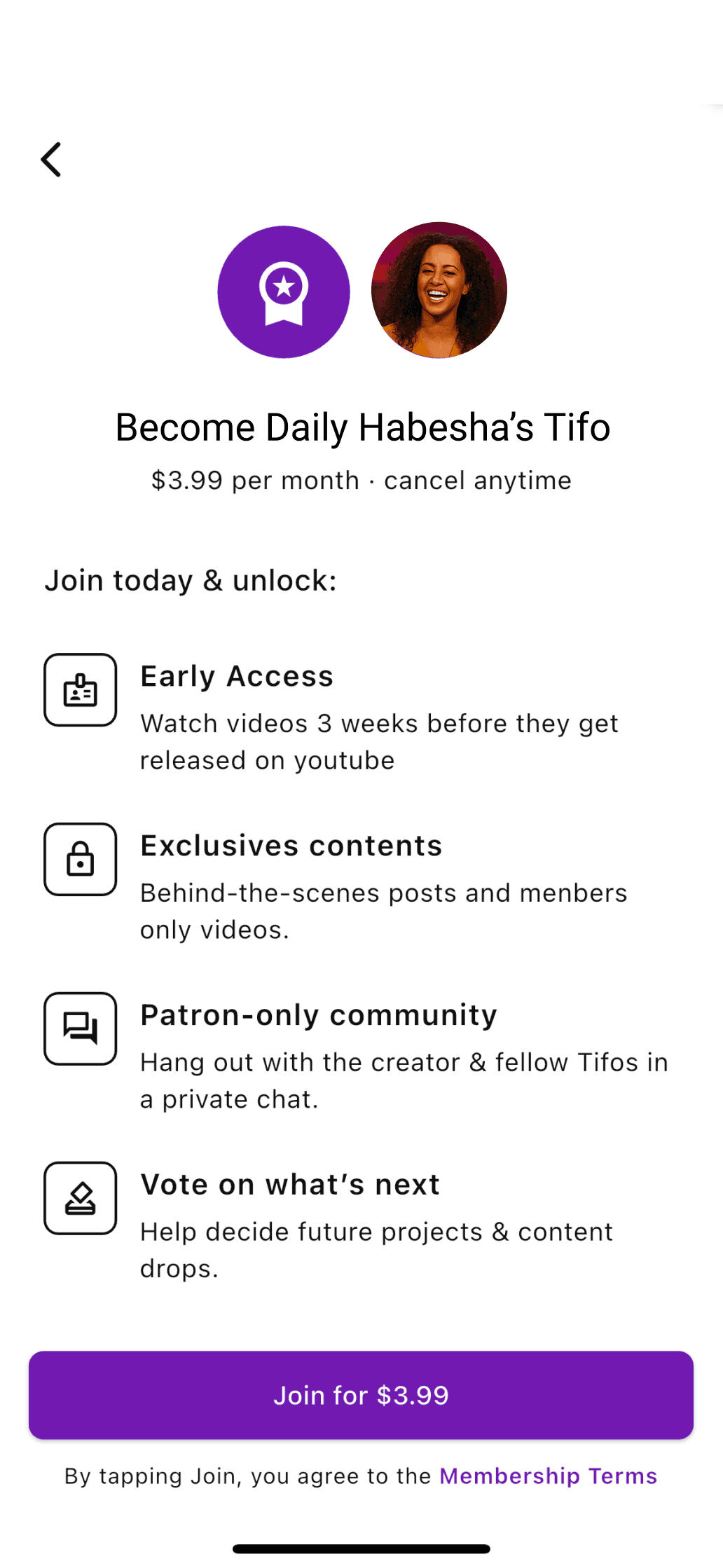 App screenshot