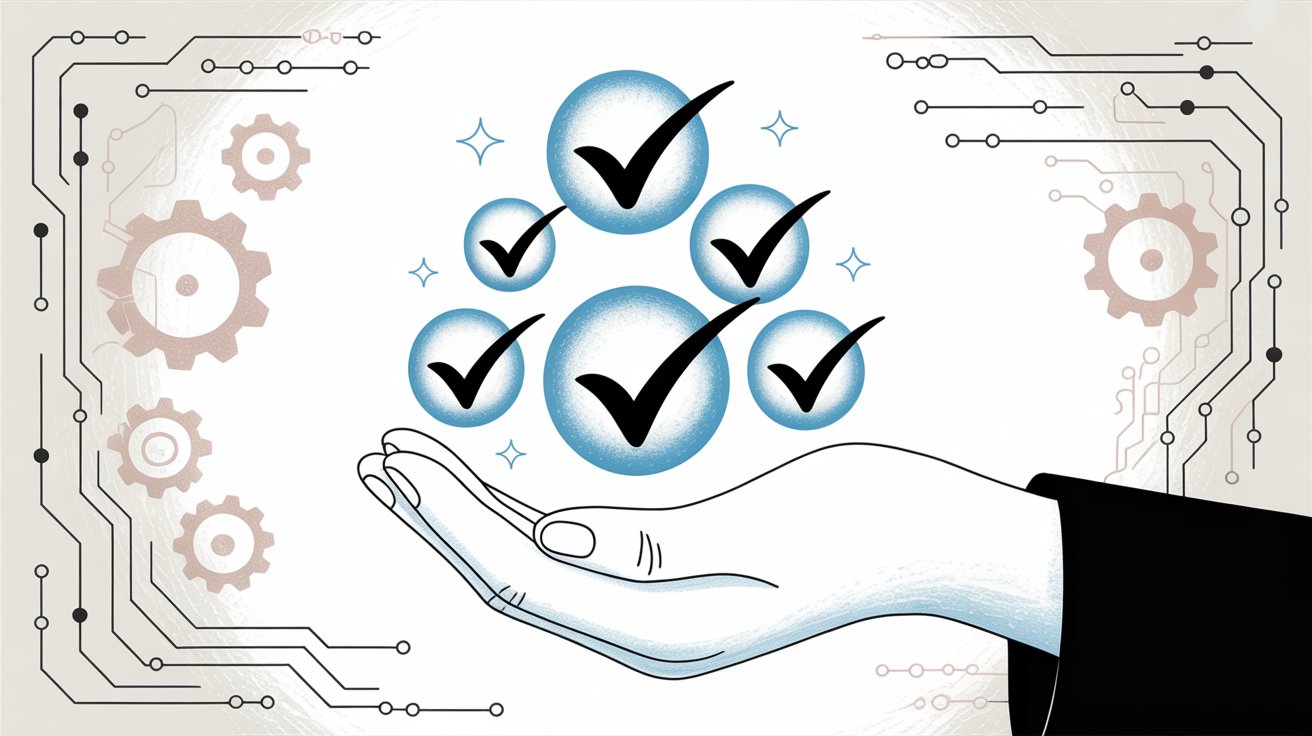 Email list cleaning and verification process illustration