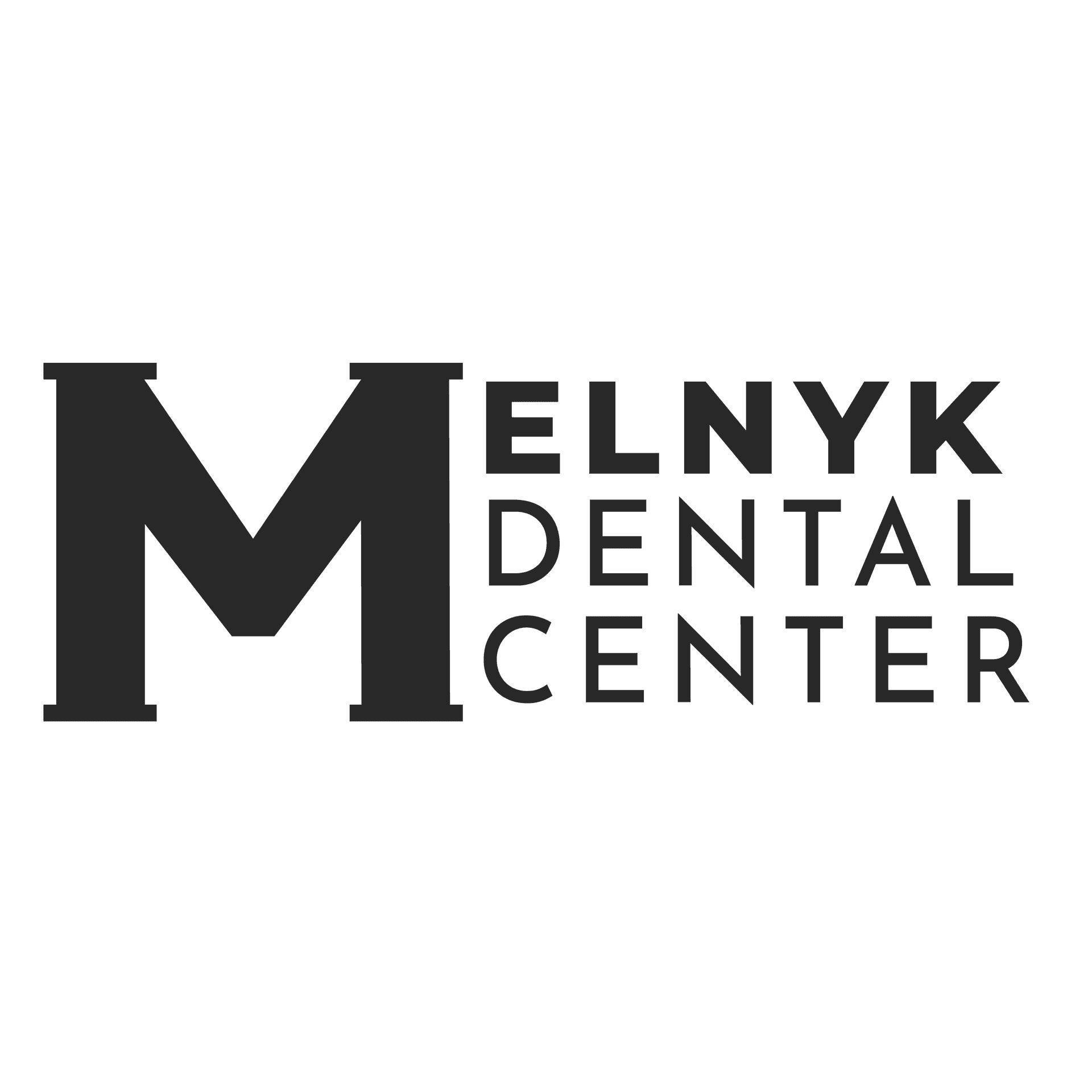 Логотип Melnyk Dental Center.