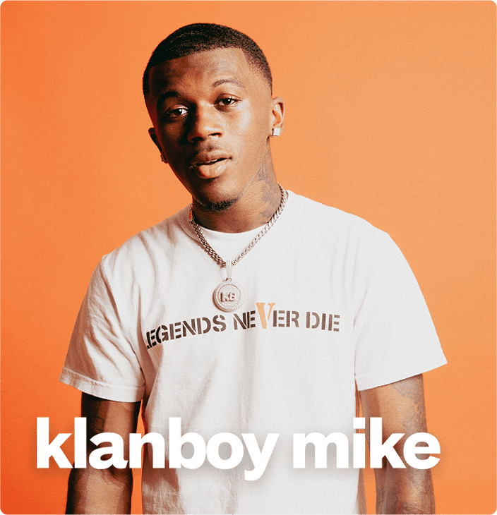 A labeled photograph of Klanboy Mike