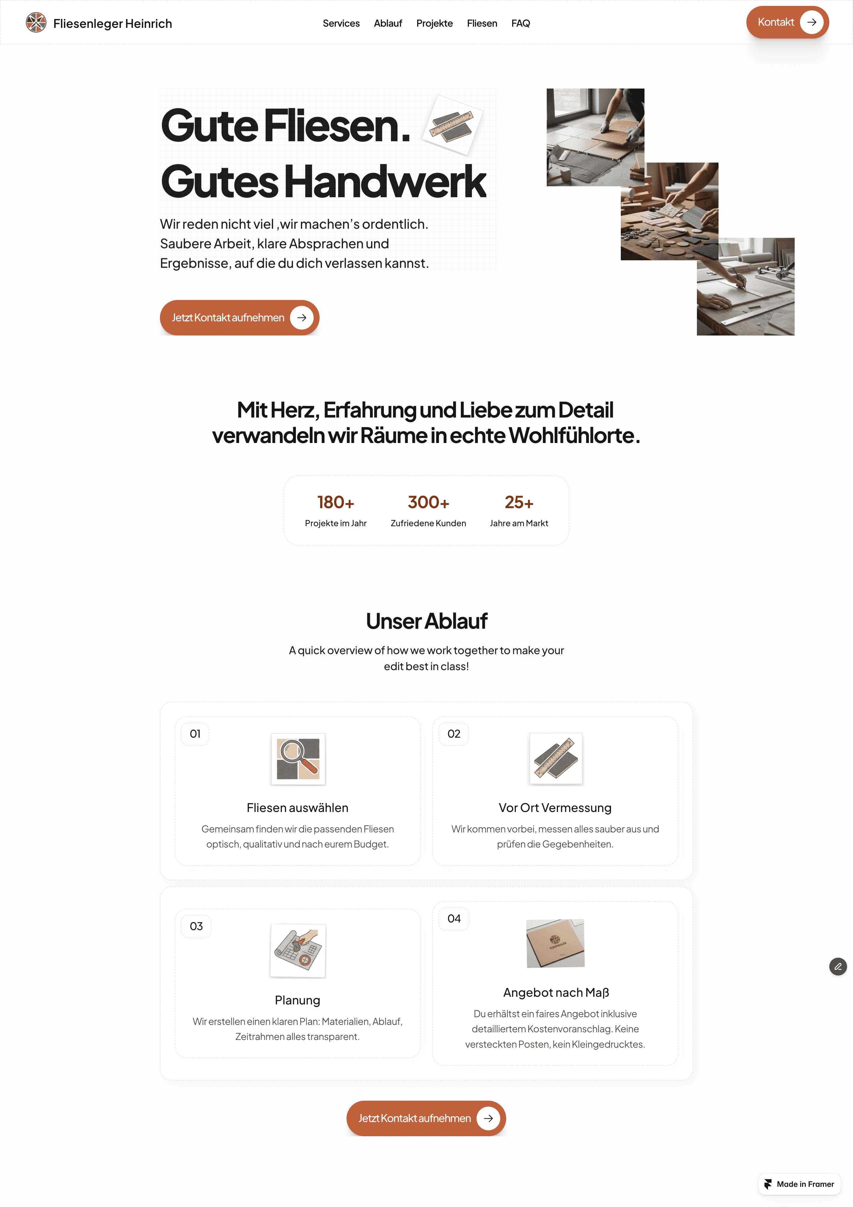 Fliesenleger Webseite