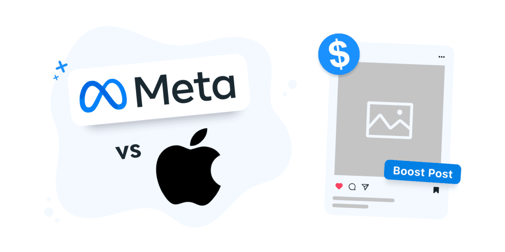 Meta vs Apple. Boost posts.