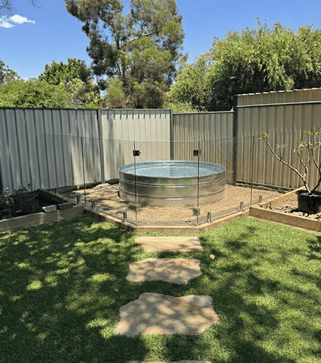 Stock Tank Pool Australia Installation