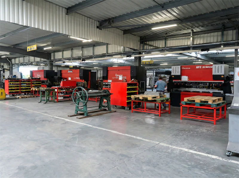 Machine pour création du matériel de rayonnage