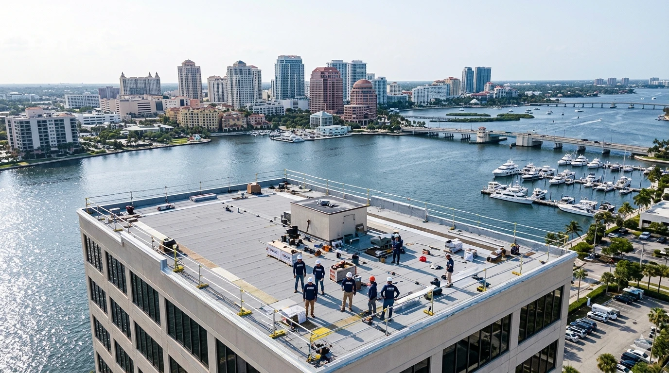 Roofing contractor West Palm Beach FL — residential and commercial roof replacement by Roofing Network licensed contractor