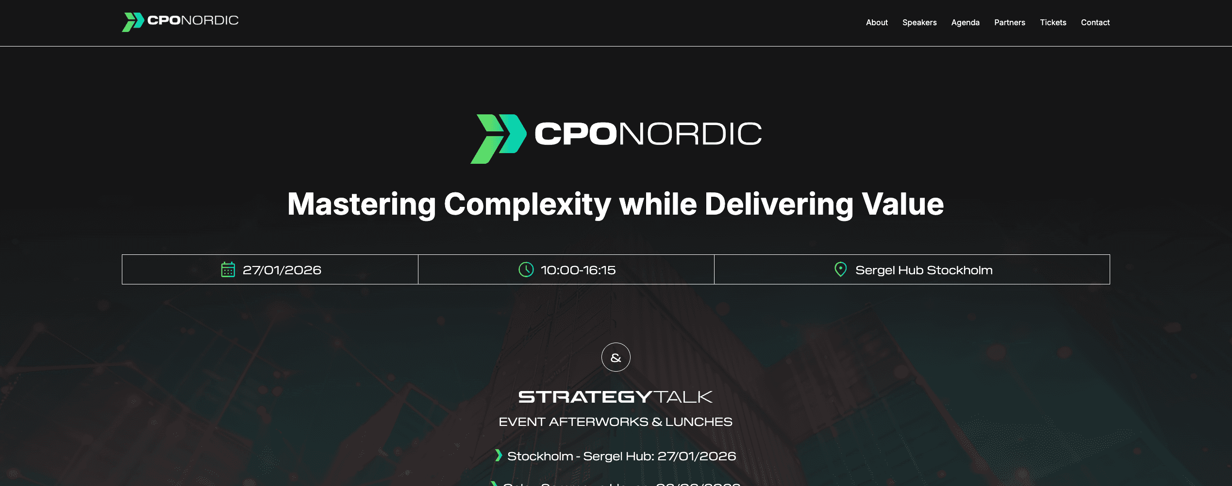 CPO Nordic 2026