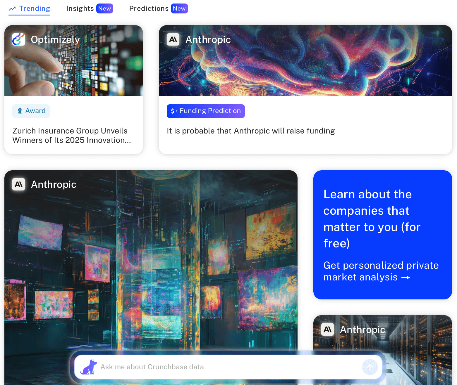 Crunchbase Dashboard