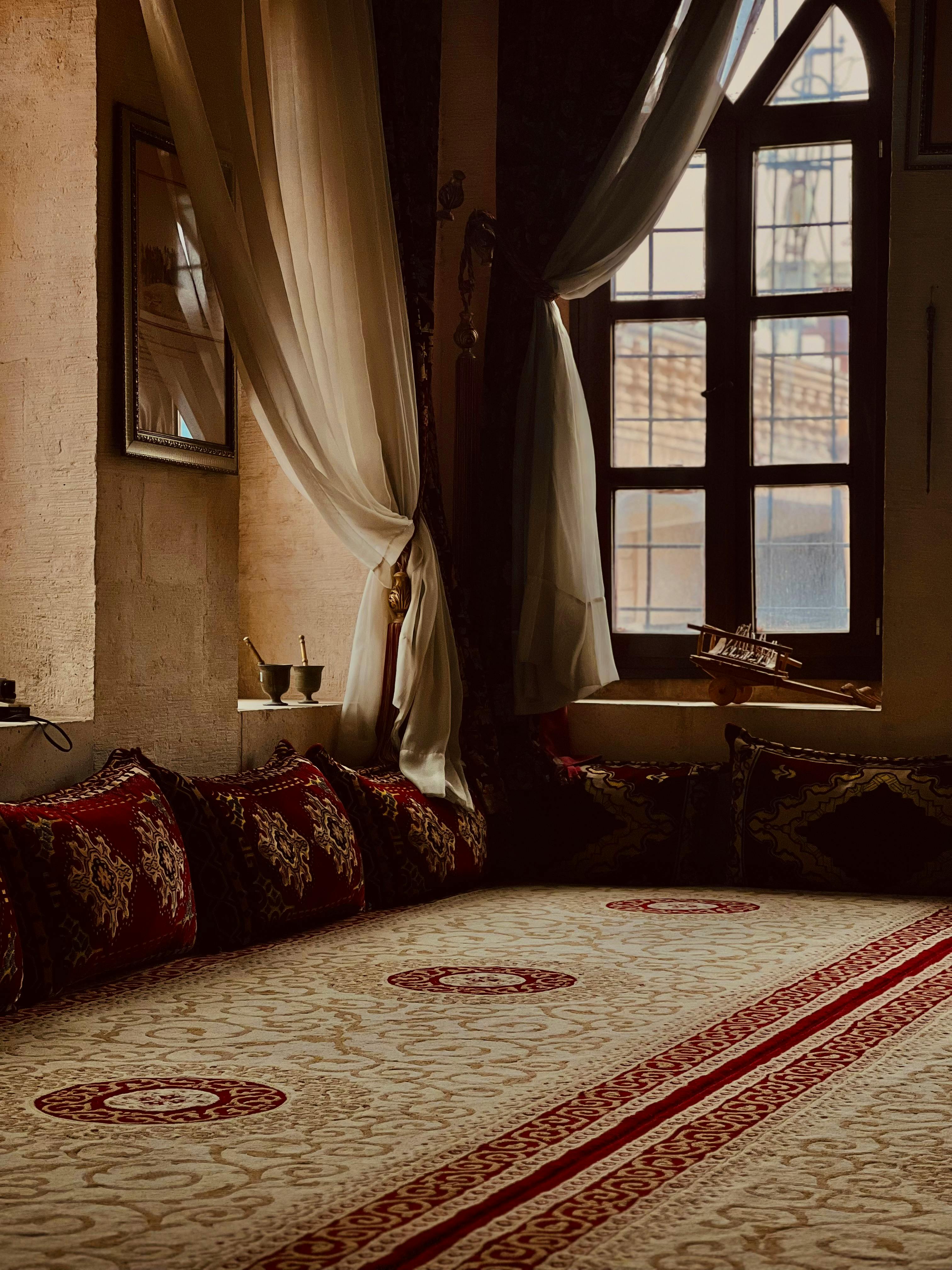 brown cushion couch