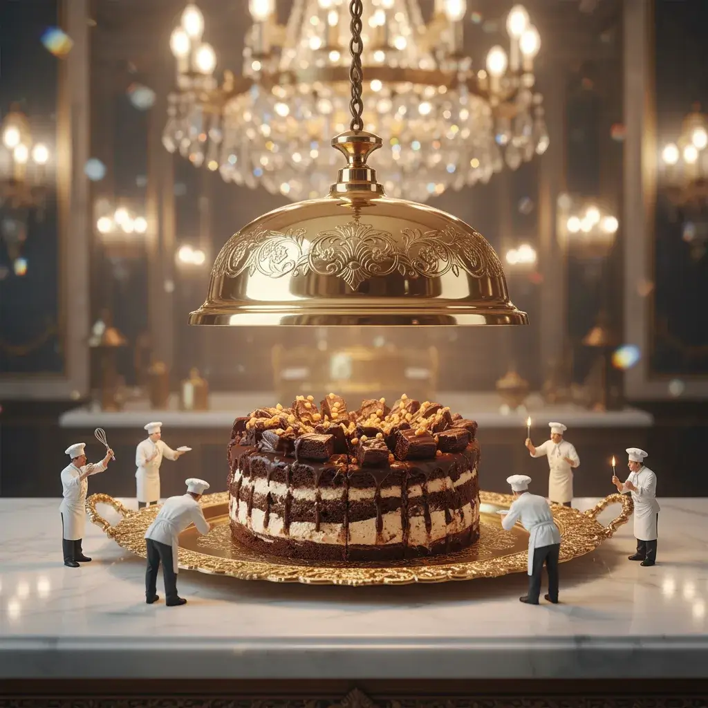 chocolate cake campaign image generated by scene4-1