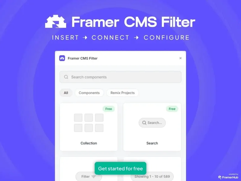 Framer CMS Filter