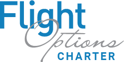 Flight Options Charter private jet company logo