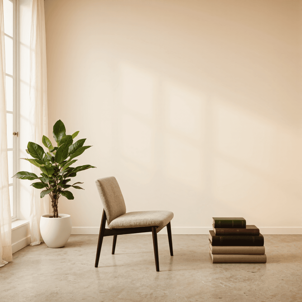 product photography of Minimalist modern furniture