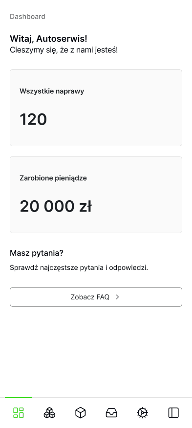 Pulpit warsztatu z wypłatami
