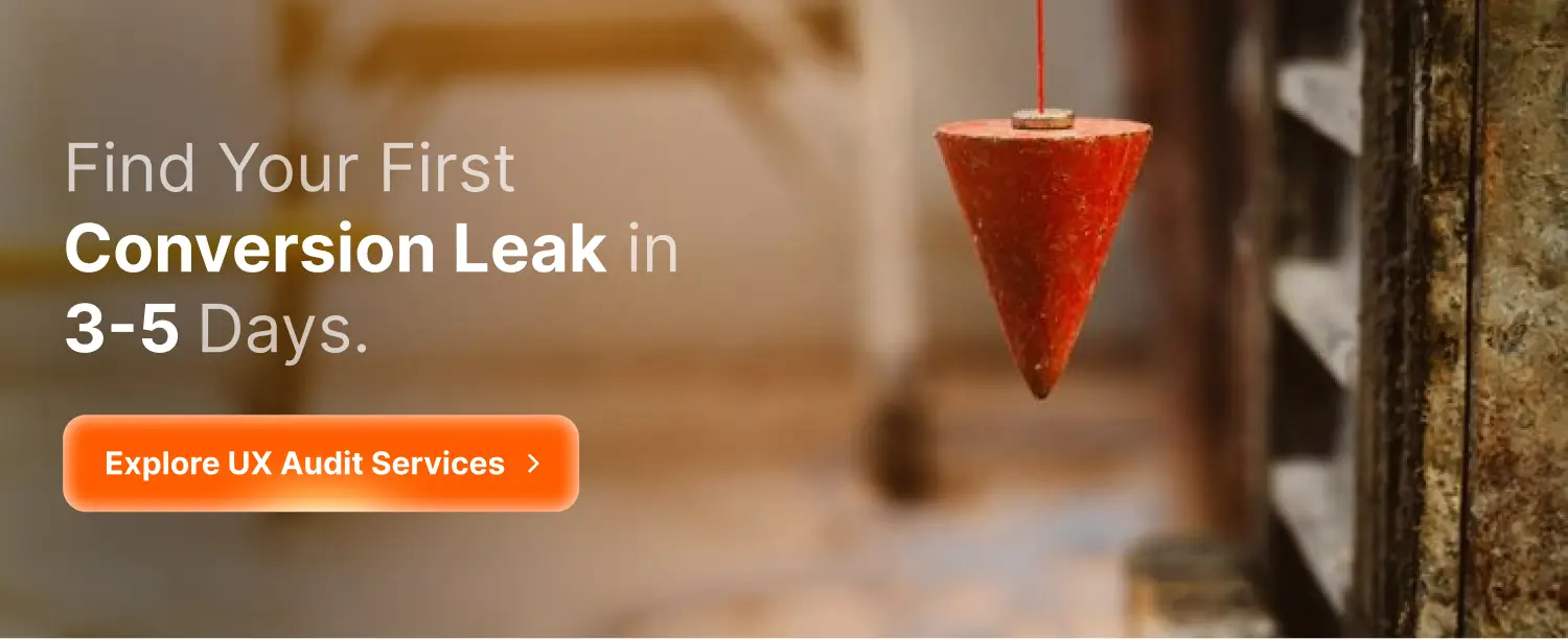 Conversion leak banner